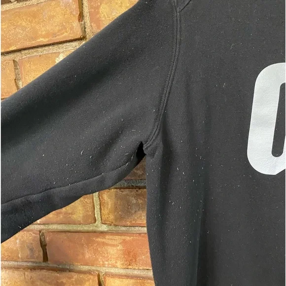 CAT black pullover workwear hoodie sz XL Caterpillar (is pilling)see description - Picture 7 of 7